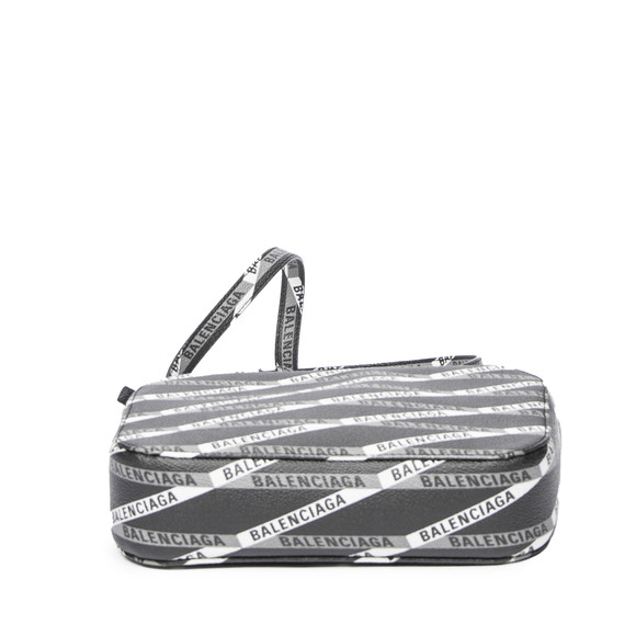 Balenciaga Everyday Camera Bag in Black/Gray Logo Print Coated Canvas - Picture 4 of 5